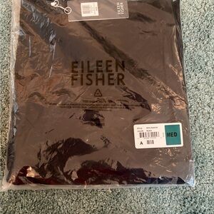 NWT Eileen Fisher Gray Wide Leg Pants Trousers Size Medium P0547M